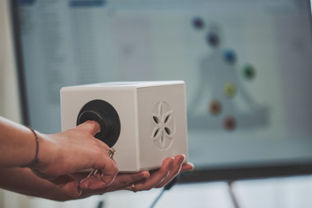 Dispositivo utilizzato nella sessione in studio Bioquantum
